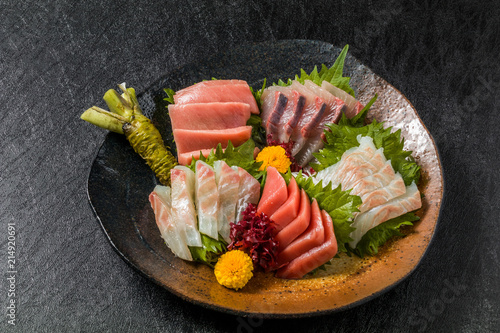 お刺身 Japanese gourmet sashimi