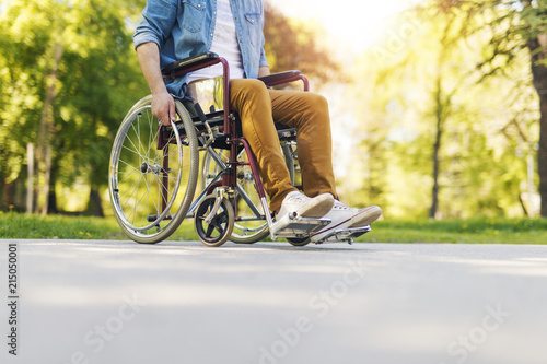 Man in wheelchair