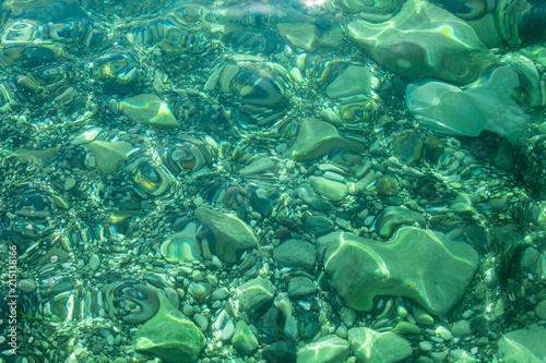 Прозрачное морское дно на острове Кипр