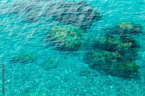 Прозрачное морское дно острова Кипр