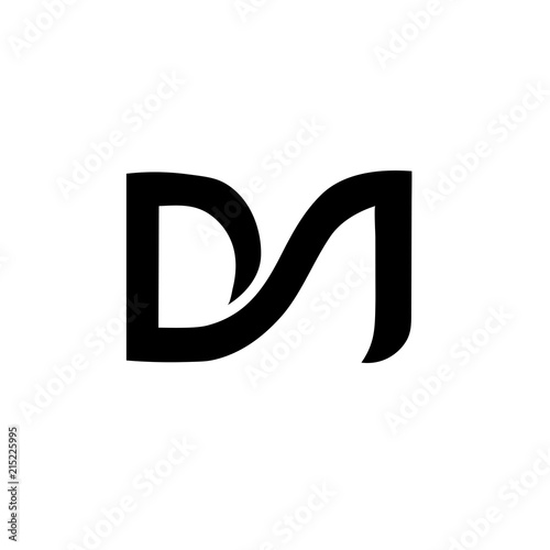 dm letter vector logo. d m letter vector logo