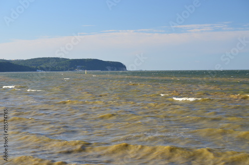 Atak sinic w Zatoce Gdańskiej, Pomorze/Cyanobacteria attack in The Gdansk Bay, Pomerania, Poland
