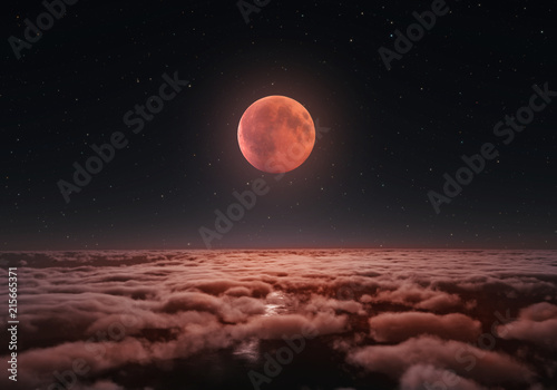 Longest total Lunar eclipse, blood moon 2018.