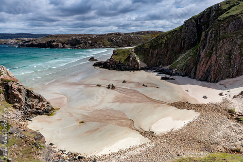 Ceannabeinne Bay, near Durness in the far north western tip of mainland Scotland 