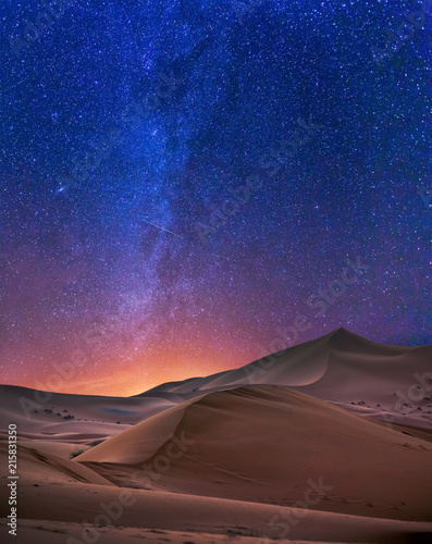 Stary night in Sahara