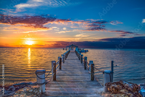 Islamorada Florida Keys Dock Pier Sunrise