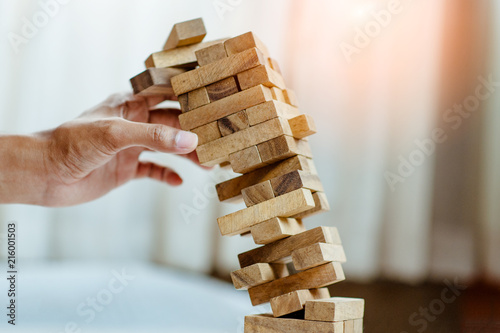 Fails Building Tower, Concept For Challenge And Fail In Business