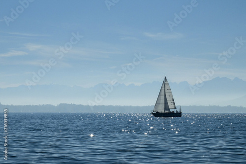 Jacht na Jeziorze Bodeńskim