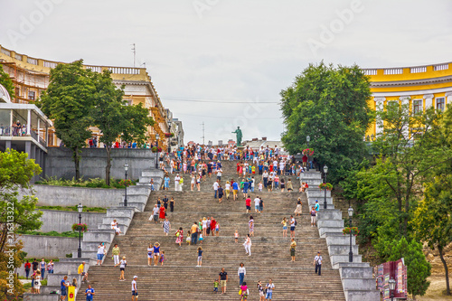 Odessa, Ukraine: Famous Potemkin stairs 