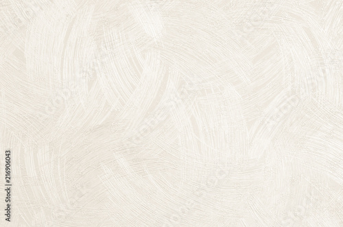 Design bedroom wall or reception room decorated with a wallpaper texture background. Abstract linen tone color beige, sepia and with cream. 