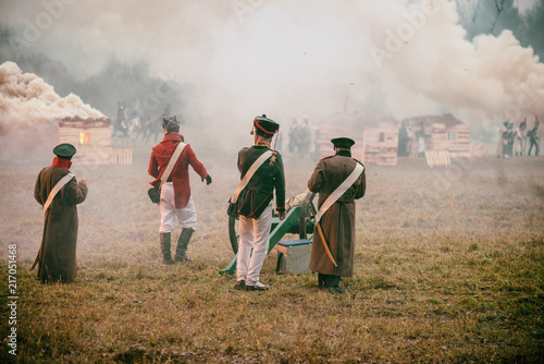 Reconstruction of the battle of the war of 1812