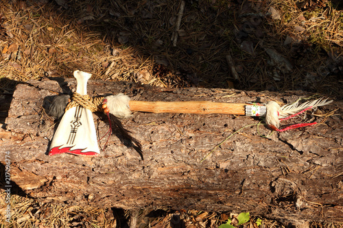 Tomahawk axe made of bone