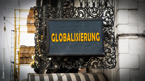 Schild 347 - Globalisierung