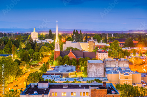 Salem, Oregon, USA Skyline