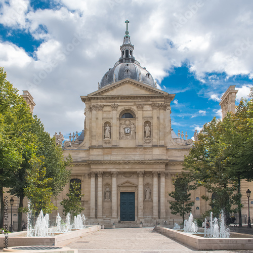 Paris, France, the Sorbonne university, public research school in France 