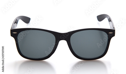 Cool sunglasses isolated on white background.