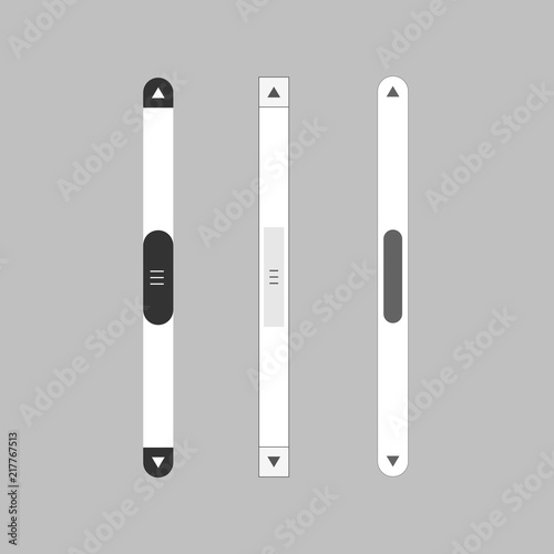 Scroll bars vector