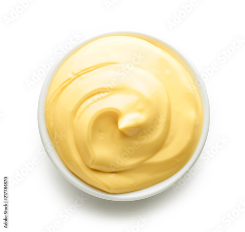 bowl of mayonnaise