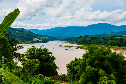 Natural view of Mekong river