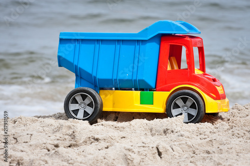 Zabawka na plaży