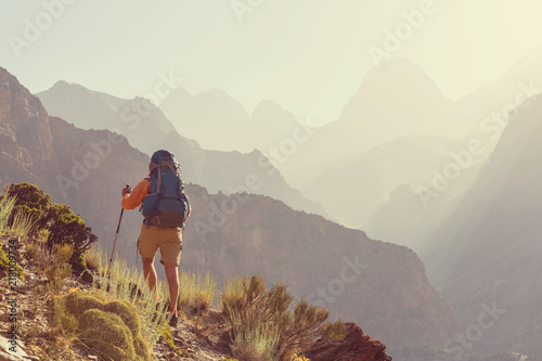 Hike in Fann mountains