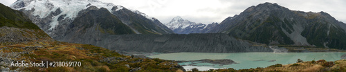 Glacier at Kea Point, New Zealand