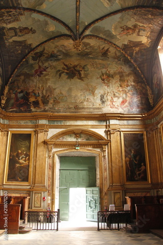 Intérieur de la chapelle des Carmélites à Toulouse, Haute-Garonne 