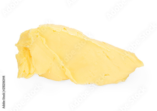 Cheese butter or margarine baking ingredient isolated on white background food object design