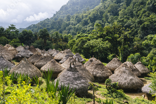 Village of the Kogi Indians in the mountains of the Sierra Nevada - Santa Marta/ Magdalena/ Colombia