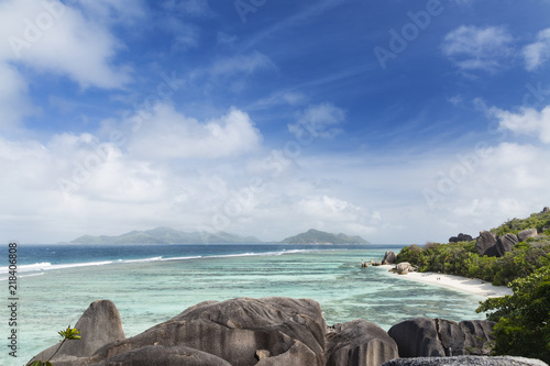 Anse Source D'Argent, La Digue, Seychelles From an Observation Point