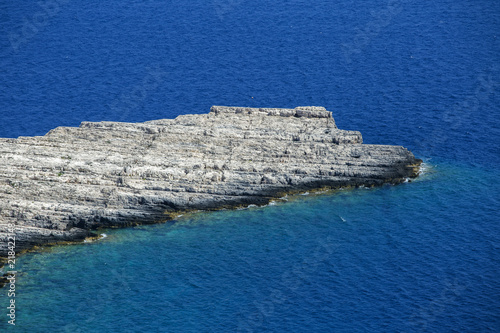 Vis coastline near Mala Travna cove, Croatia. 