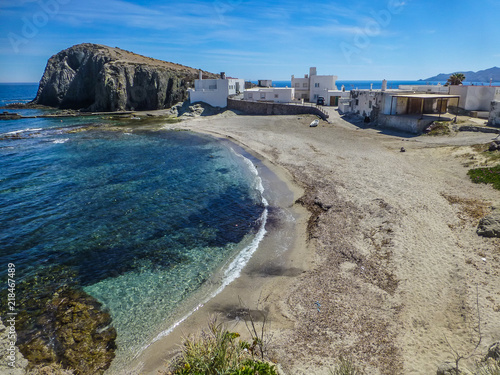 Cabo de Gata. Isleta del Moro, Almeria, Andalusia, Spain