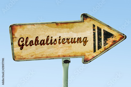 Schild 328 - Globalisierung