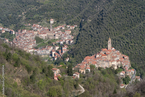 Pigna and Castelvittorio ancient villages, Province of Imperia, Italy