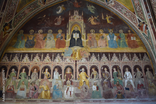 Trionfo di San Tommaso D'Aquino - Firenze - Santa Maria Novella