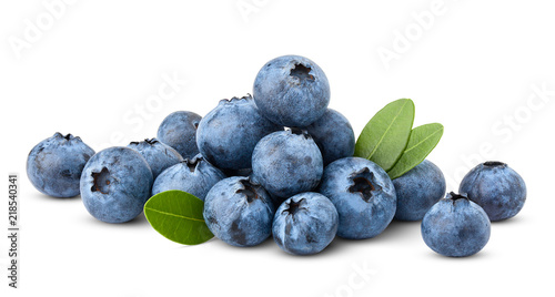 blueberry, clipping path, isolated on white background, full depth of field, high quality