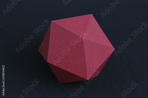 Regular polyhedron of twenty faces. Icosahedron