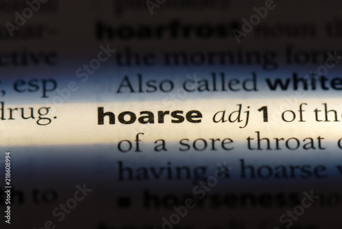 hoarse