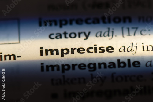 imprecise