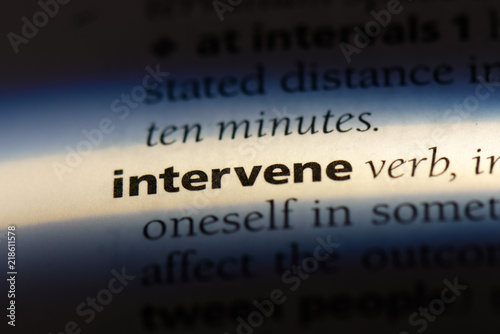 intervene