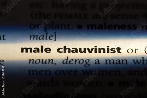 male chauvinist