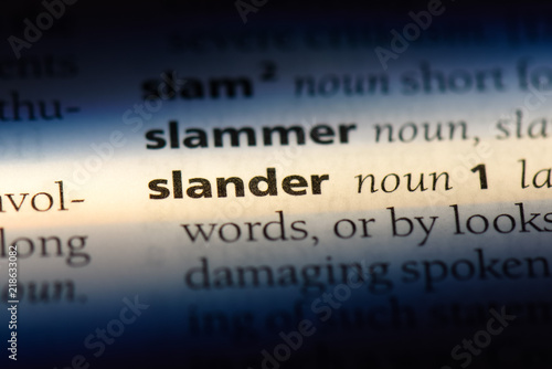 slander