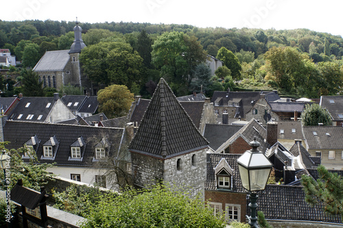 Blick von Burg Stolberg zur Finkenbergkiche