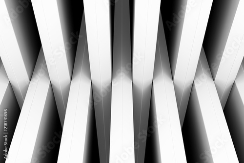 czarny i biały celownik streszczenie tło góry 3d ilustracja