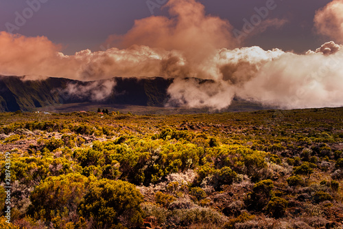 Piton de la Fournaise volcano, Reunion island, France