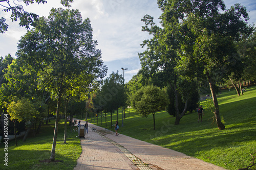 Macka Park in Besiktas, Turkey