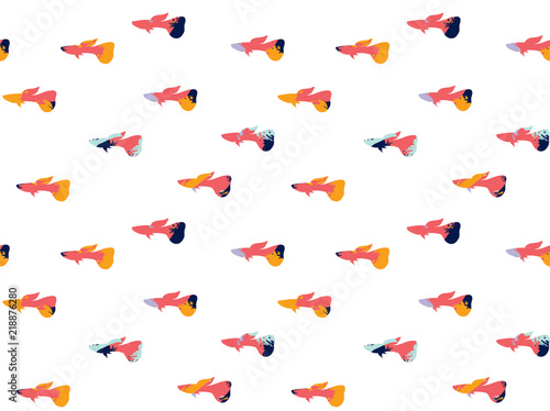 Poecilia reticulata pattern background