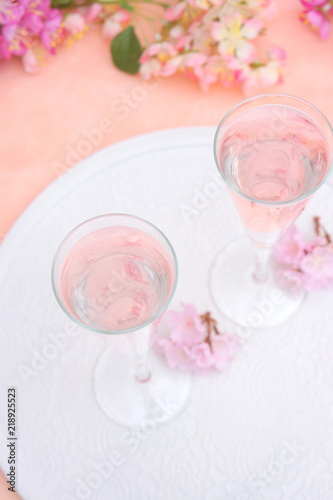 桜のシャンパン