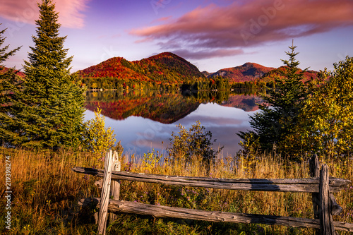 Lac-Superieur, Mont-tremblant, Quebec, Canada