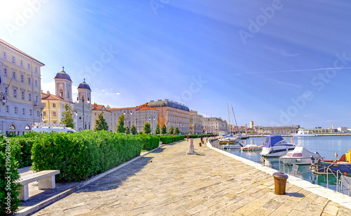 Trieste Italy by Adriatic sea